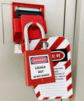 Lockout Tagout Kit With 30 Safety Padlocks And 30 Red Tags Keyed Differently OSHA Compliant Lockout Tagout Locks Plastic Padlocks