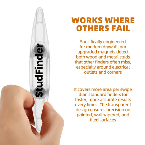 Beat The Guessing Game With This Solid Magnetic Stud Finder That Pins Drywall Nails Dead On Uses Zero Batteries And Delivers Rock Solid Accuracy For Every Weekend Warrior