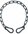 All Weather 304 Stainless Gate Chain With M7 Carabiners 550 Pounds Capacity 20 Inch Long Diameter Five Thirty Second Inch Chain For Outdoor Fence Gate Latch Livestock Black