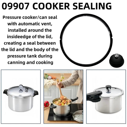 Sealing Ring For 21 Qt Pressure Canner And CA16 CA16H Fits 21AV 21B 21S 7 Series Models Replacement Gasket in visual display