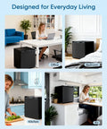 Bad Boy 1.1 Cubic Foot Mini Freezer Black Upright Compact Cold Storage Appliance Built For Dorms And Small Kitchens in office, kitchen, bedroom, and RV.