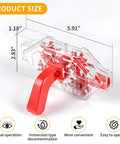 Bike Chain Cleaner Tool Kit With Built In Brushes Transparent Cleaning Machine For Mountain And Road Bikes visible size specs