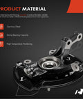 Front Left Steering Knuckle And Wheel Bearing Hub Assembly For Honda CR V 2015 2016 FWD Driver Side Replacement Fits EX L Touring SE Includes Dust Shield And Easy Install.