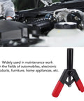 Ditch the boring tools and grab this Sick KIMISS Rivet Gun Set For Tough Auto Repairs And Home Projects With Ergonomic Hand Hold And Quick Action Design To Get Your Car Or Gear Fix Fast Without Any Hassle, black and red hand rivet gun for auto repair