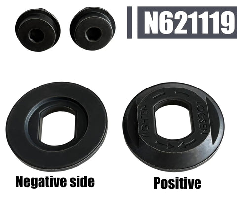 2 Pack Circular Saw Bolt And Outer Clamp Washer Set For DCS565 DCS372 DCS390 DCS391 DCS392 DC310 And More Durable Steel Replacement Parts