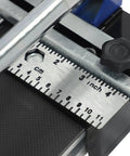 Close-up of measurement scale on 24 Inch Manual Tile Cutter With Tungsten Alloy Wheel And Double Rail Track for precise cutting.
