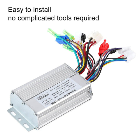 Premium Aluminum Brushless Motor Regulator With Overcurrent Protection For Electric Bikes Easy Install Automatic Identification Durable Build Safety Rated Controller For Smooth Power And Reliable Riding
