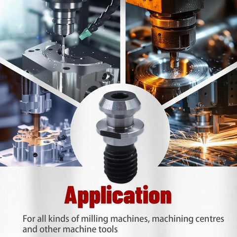 10pcs CAT40 45 Degree Coolant Pull Stud Retention Knob For Fadal HURCO Okuma CNC Mills with machine tool application
