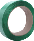 Rock-Solid 5/8" x 0.031" x 3773' PET Strapping Roll, 1014 lb break strength on a spool for packaging and securing goods.