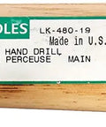 10-1/2-Inch Sledge Hammer Handle With Shock Absorbing American Hickory, clear lacquer fire finish, Made in USA label, oval eye 1-inch by 3/4-inch