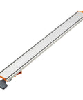 NGX 24 Inch Clamp Edge With T Track For Precise Rip Cuts And Pro Grade Versatile Guide For Circular Saws Routers And Jigsaws White Finish With Durable Aluminum Construction And Easy Mounting. aluminum clamp edge guide