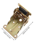 4 Pack Folding Bed Leg Brackets With Spring Lock Self Locking Hinges For DIY Beds And Folding Workbenches Heavy Duty SPCC Metal