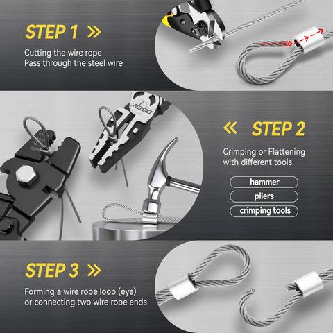 DISEN heavy-duty wire cutters with safety lock, spring-loaded matte handle and chrome-vanadium jaws for up to 3/16 in wire.