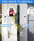 Adhesive Door Mount For All New Video Doorbell Camera 2nd Gen No Drill Mounting Bracket That Will Not Block Sensor Or Night Vision