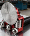 Sheet Metal Roller Break Bender for Roofing and Fabrication Manual High Carbon Steel Bending Tool close-up on workbench