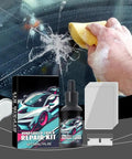 DIY Windshield Crack Repair Kit For Chips And Stars Quick Glass Fix That Stops Cracks From Spreading Easy No Removal Car Windshield Repair For A Clear Finish In Minutes, includes liquid bottle, scraper, and foam cleaning applicator