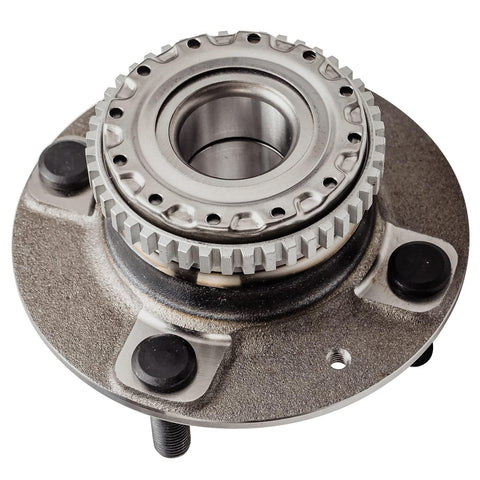 4 Pc Front And Rear Wheel Bearing Hubs Kit Fits 2001 2006 Hyundai Elantra And 2005 2009 Kia Spectra And Spectra5, close-up view