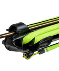 Close-up of Explorer 75cm Performance Speargun with aluminum barrel and easy stretch bands