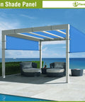 Pergola Shade Cover 15 By 17 Feet Universal Replacement Canopy For Outdoor Deck Patio Porch Backyard Gazebo In Blue