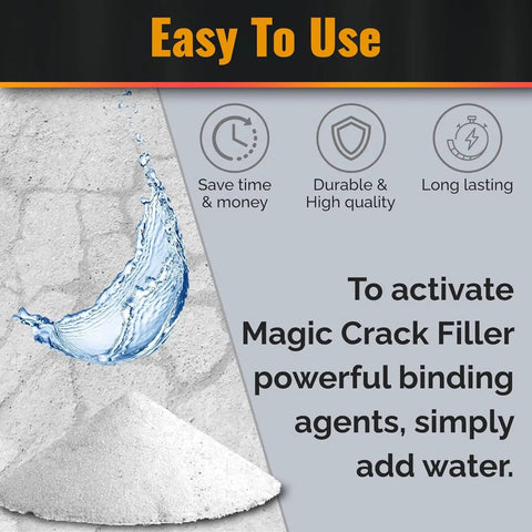 Fill Cracks Like a Pro With This 2.5Lb Gray Concrete Crack Filler For Driveways, Walkways, And Patios, Easy Dry Granular Formula