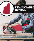 Universal 4 Inch Saw Dust Collection Bag Works Like A Dream For Planers And Table Saw Rigs Lightweight Breathable Fabric in use.