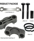 Heavy Duty Steering Stem Bushing And Collar And Seal Washer Kit For Yamaha ATVs including bolts, collar, seals, washers.