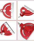 Adjustable Multi Angle Drill Press Protractor Square Guide The Handy Angle Finder With Crystal Clear Scale for woodworking