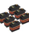 6-Pack High Speed Digital Metal Gear RC Servo, 55g Weight, 180-Degree Sweep, Waterproof and Durable for RC use