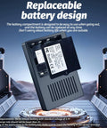 Rock Solid 18W DC UPS Power Backup with replaceable battery design for routers and cameras, compact and travel-ready.