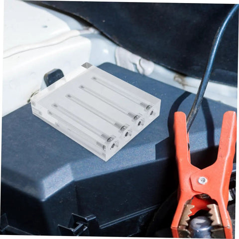Transmission Oil Viscosity Testing Stand For Auto Maintenance Engine Oil Tester Acrylic Comparator Durable Tool For Precise Viscosity Readings Ideal For Auto Shops And DIY Garages on engine bay