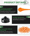 All In One Motorcycle Oil Change Kit For Big Twin And Touring Bikes Heavy Duty Oil Filter Cap Wrench Crankcase Fill Tool