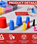 Check Out These 110-Pc Silicone Tapered Plugs In Vibrant Colors For Powders and Paints With Non-Toxic Heat-Resistant Sealing For All Your DIY Coating Jobs That Need Flexible Reusable Stoppers, assorted sizes