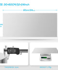 Dimensions and weight details of Heavy Duty Pro Grade Aluminized Heat Shield Mat With Adhesive Backing Thermal Barrier Blanket 12x24 Inches.