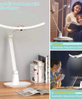 E Reading LED Desk Lamp With Monitor Sensor Touch Control Auto Dimming Swing Arm Eye Caring Desk Light For Home Office