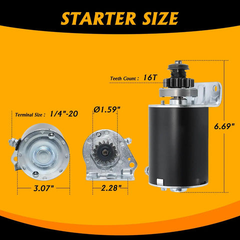 Beefy Steel Starter Gear With 16 Teeth For 12V CCW Briggs And Stratton Engines 1972 Through 2006 7 To 22 HP Replacement Part view