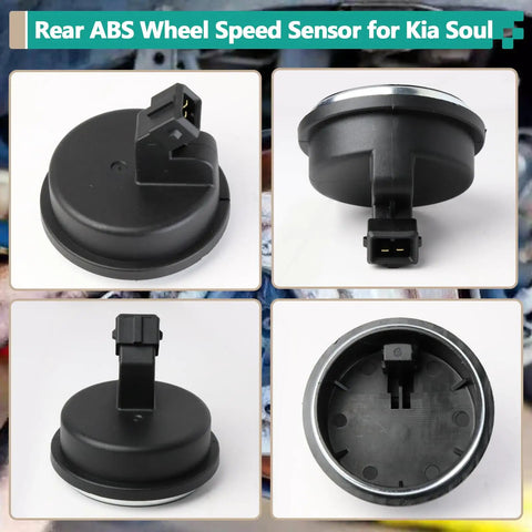 Rear ABS Speed Sensor for Kia Soul, part of Heavy Duty 2 Pack Rear Hub Bearing And Abs Speed Sensor 58980B2050 Upgrade.