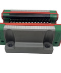 Front view of HGW35HC Linear Guide Rail with GK Block Carriage Kit for CNC machines and 3D printers, heavy-duty design.