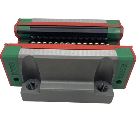 Front view of HGW35HC Linear Guide Rail with GK Block Carriage Kit for CNC machines and 3D printers, heavy-duty design.