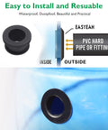 Half Inch Drill Hole Silicone Top Hat Grommets For Wiring And Automotive Firewall Holes Three Eighths Inch ID 0.67 OD 2mm Thick