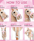 Steps to install Realistic Hobby Horse Bridle With Metal Bit And Adjustable Reins In Faux Leather And Stainless Steel Tack