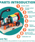 Parts introduction of Heavy Duty Metal Cutting Machine With Brush Cutter For Pro And DIY Work including copper motor and cutting disc