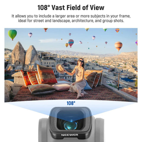 ND Filter Set With 0.75x Wide Angle Lens 108 Degree FOV Includes ND16 ND64 ND256 And CPL For DJI Osmo Pocket 3 And Pocket 4