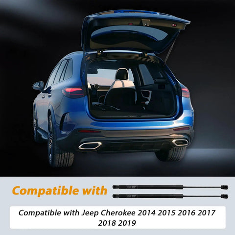 Jeep Cherokee Rear Hatch Gas Struts Replacement For 2014 2015 2016 2017 2018 2019 Heavy Duty Liftgate Support image