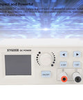 Front view of CNC Regulated Power Supply 480W 70V In 60V Out for LED Lab Use with control panel and display