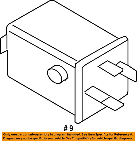BMW Relay 61 36 6 901 469 Make Contact Black 1 Pack Genuine OEM Direct Fit For Engine Electrical System Power Durable