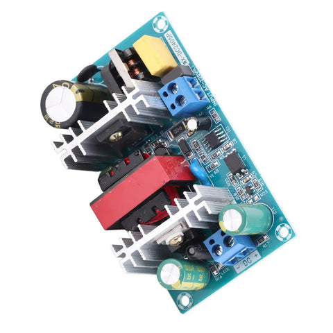 Solid AC To DC Switching Power Supply Board Converter Delivers 12 V 4 A 50 W Stable Juice For Industrial Rigs And Hacks with metal heat sinks.
