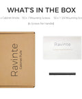 What's in the box for 25 Pack Curved Cabinet Pulls Matte Black 5 3/16 Inch Length Arch Drawer Handles With 3 Inch Hole Center