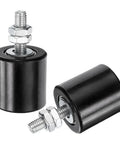 2 Pack Sliding Gate Guide Rollers With 1.7 Inch Nylon Wheels And Sealed Bearings, Gate Support Assembly For Sliding Doors