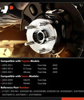 2 Pack Front Wheel Bearing And Hub Assembly Beefed Up 6 Lug 4WD Fit For Toyota Tacoma 2005-2021 close-up view