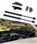 Heavy Duty Gas Hood Struts For Slick One Hand Lift Replacing Factory Prop Rod Rapid Under Hood Access For Toyota Tacoma 2024 To 2026 And 4Runner Models Badass Build No Sweat with installed parts